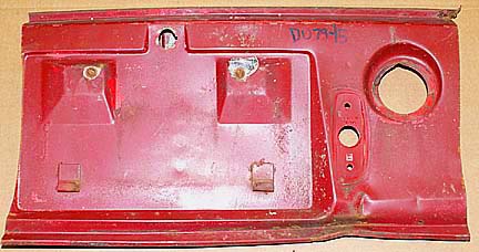 SPL311 SRL311 PARTIAL REAR CENTER PANEL