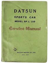 DATSUN SPORTS CAR MODEL SPL310 SERVICE MANUAL